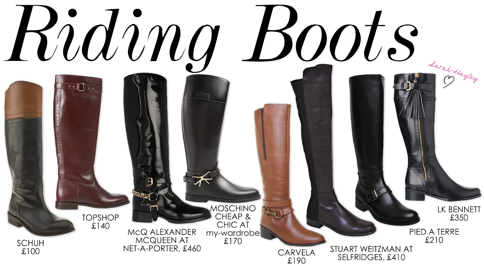 fashion riding boots